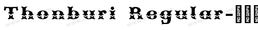 Thonburi Regular字体转换